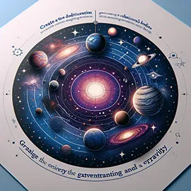 تصویر آسمان و نیروی جاذبه