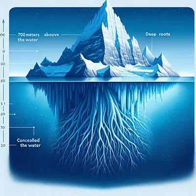 ریشه‌های کوه‌های یخی