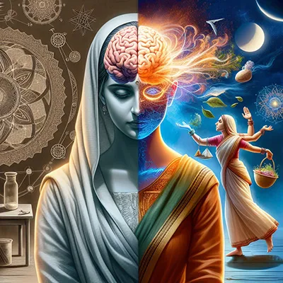 زنی با نصف مغز