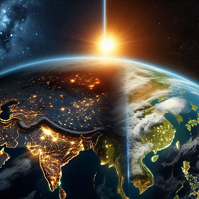 قرآن شب و روز را به تصویر می کشد