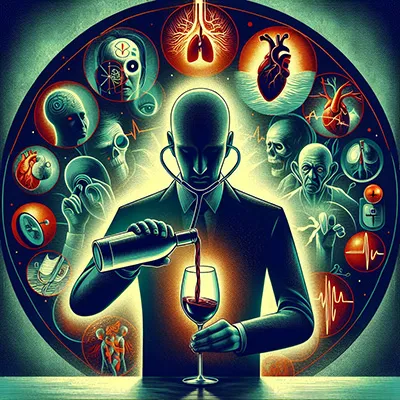 تصویر شراب و فشار خون