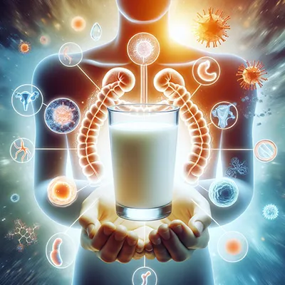 تصویر شیر و سرطان