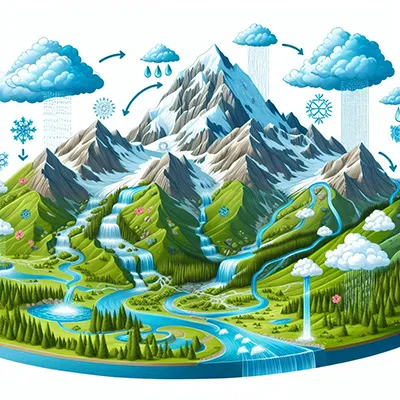 کوه‌ها و آب‌ها